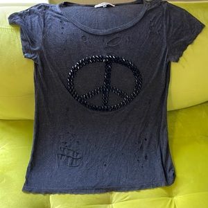 Grungy Peace sign shirt